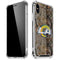 NFL Los Angeles Rams Realtree AP Camo iPhone XS Max Clear Case